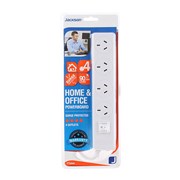 Jackson PT5944 Power Board 4 Way Surge Protected 90cm