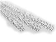GBC Binding Coils 21 Loop Wire 8mm Silver Box 100