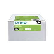 Dymo 2093097 D1 Label Tape 12mm x 7m  Black on White  Pack of 10