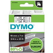 Dymo S0720830 Tape D1 Black on White 19mm 45803