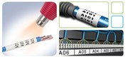 Dymo Rhino 18055 Industrial Heat Shrink Tube Black on White 12mm