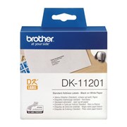 Brother DK11201 Standard Address Labels 29mm x 90mm Black on White
