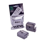 Brother MK231 PTouch Tape Black on White 12mm