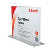 Esselte 47573 Sign Menu Holder A4 Double Sided Landscape
