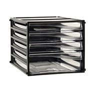 Esselte 49774 Desktop Filing 4 Drawers A4 Black