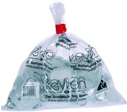 Kevron 37745 Key Tags WhiteClear Bag 50