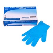Stylus 4323 Nitrile Disposable Gloves XLarge Blue Box 100