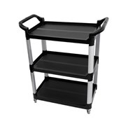 Compass Utility Cart 3 Shelf Black