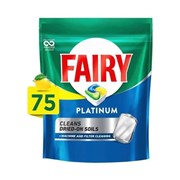 Fairy Platinum Dishwashing Tablets Lemon Pack 75