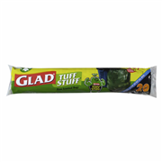 Glad 346642 Garbage Bags Roll 20 with Keylock Black 55L