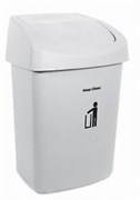 Sabco Bin Plastic Swing Top 50L White