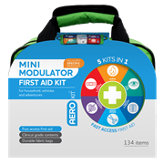 AEROKIT 3 Series Mini Modulator First Aid Kit Softpack Green