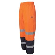 TSCO 6DPRPONCX HiVis Day and Night Premium Rain Pant OrangeNavy Large