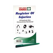 Register Of Injuries Book  Pencil 47850
