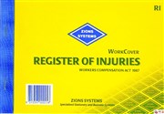 Zions RI Register of Injuries Workcover Book