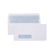 Envelope 605214 Self Seal DLX 120 x 235mm Window Secretive Wallet Box 500