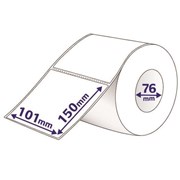 Avery 937602 Labels Thermal 101 x 150mm 76mm Core with Perforations