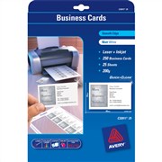 Avery 959078 Business Cards 10 per sheet C32011 Matt White Pack 25