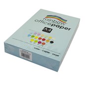 Rainbow Tinted Copy Paper A4 80gsm Sky Blue Ream 500