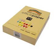 Rainbow Tinted Copy Paper A4 80gsm Lemon Yellow Ream 500