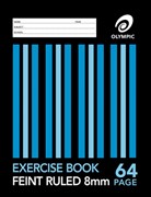 Olympic 140759 Exercise Book 64 Page Stapled 175 x 225mm 8mm Ruled