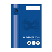 Olympic 100697235 Exercise Book A4 Ruled 8mm with Red Margin 64 Pages