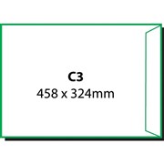 Envelope 196974 Peel  Seal XRay 458 x 324mm White Pocket Heavy Duty Box250 616339