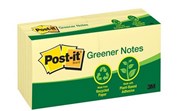 Post It Notes 655 RP Canary 73 x 123mm Yellow Pack 12