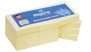 Aspire  Highland Notes 6539 35 x 48mm Yellow Pack 12