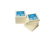Aspire Repositional Notes 76 x 76mm Yellow Pack 12  6549