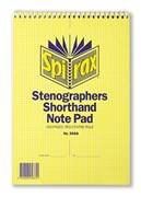 Spirax 566A Notebook Stenographers 152 x 225mm 200 Page Top Open