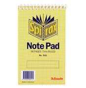 Spirax 541 Notebook 147 x  87mm 96 Page Top Open