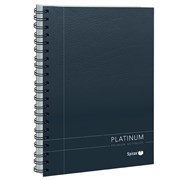Spirax 401 Platinum Notebook A5 200 Page Black