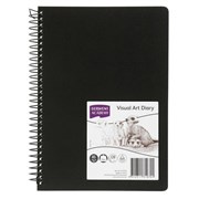 Derwent R31070 ACY Visual Art Diary PP A5 Portrait Black 120 Page