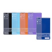 ColourHide 1715799J Reporter Notebook 200 Page Pack 5 Assorted
