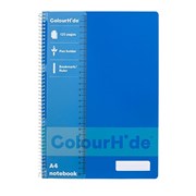 ColourHide 1719431J Notebook A4 120 Page Blue
