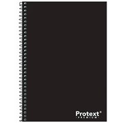 Protext A5 PP Side Open Notebook 200 Page Black NB2021