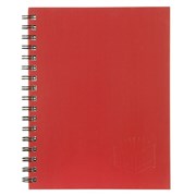 Spirax 511 Hard Cover Notebook 225 x 175mm 200 Page Red