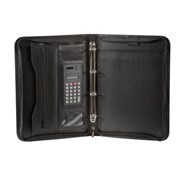 Spirax 59615 Compendium A4 Zippered 4 Ring Binder Black