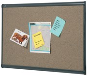 Cork Board QTB247G Prestige 1800 x 1200mm Graphite Frame