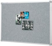 Pinboard QTNNF0906S Quartet 900 x 600mm Aluminium Frame Silver