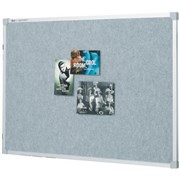 Pinboard QTNNF181S Quartet 1800 x 1200mm Aluminium Frame Silver