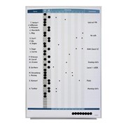 Planner Board QT33705 Quartet 580 x 865mm Personnel In  Out
