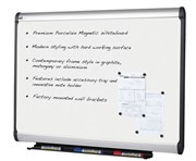 Quartet Prestige Porcelain Whiteboard 1200 x 915mm Aluminium Trim