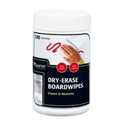 Quartet Whiteboard Cleaning Wipes Pack 100 QTBOARDWIPE50