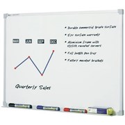 Quartet Penrite QTPWP241A Slimline Whiteboard Commercial 2400 x 1200mm