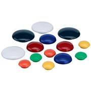 Quartet Magnetic Buttons 20mm Green Pack 10