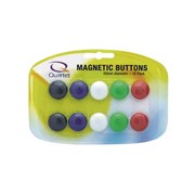 Quartet QTTMB20ASSTD Magnetic Buttons 20mm Assorted Pack 10