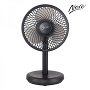 Nero USB Desk Fan 13cm Black