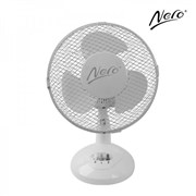 Nero Desk Fan 23cm White